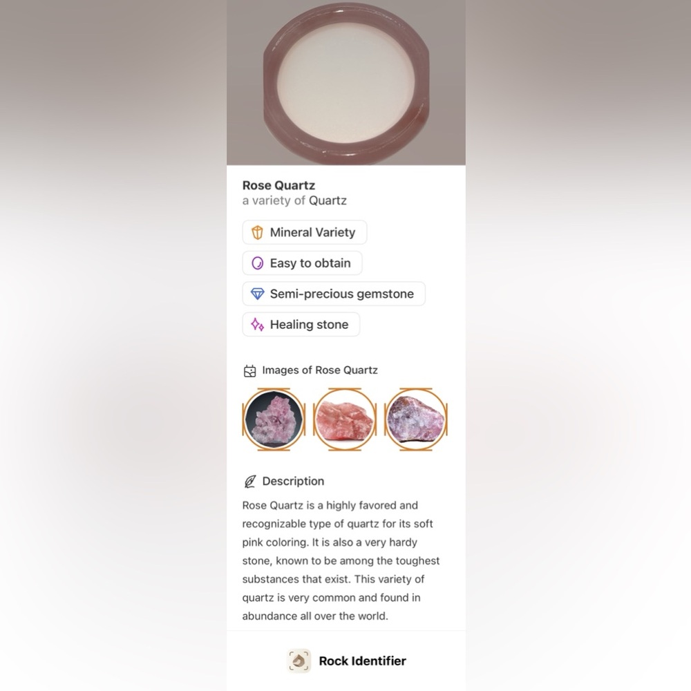 Gemstone Bracelet Rose Quartz - Picture 6 of 6